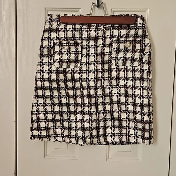 Maison d'Amélie Paris Textured Skirt - Picture 4 of 5